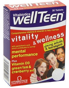 WellTeen Vitality & Wellness 30 Tablets