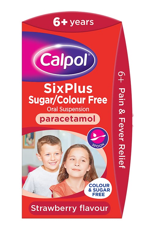 Calpol 6 Years + Suspension Strawberry 200 ml