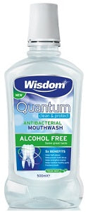 Wisdom Mouthwash Quantum Anti-Bacterial Clean & Protect 500 ml