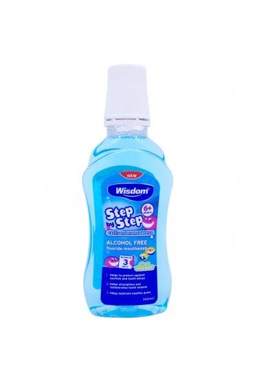 Wisdom Mouthwash Step By Step 6 Years+ 300 ml