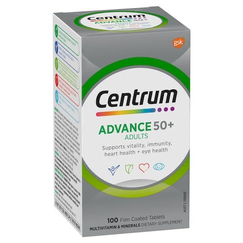 Centrum Advance 50+ 100 Tablets