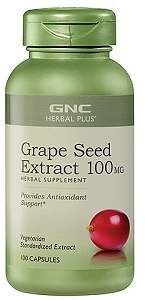 GNC Grape Seed Extract 100 mg 100 Capsules