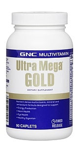 GNC Ultra Mega Gold 90 Capsules