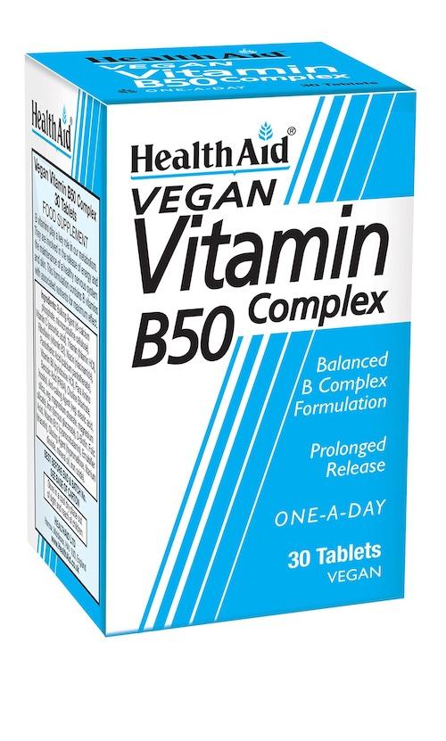 HealthAid Super Strong B50 30 Tablets