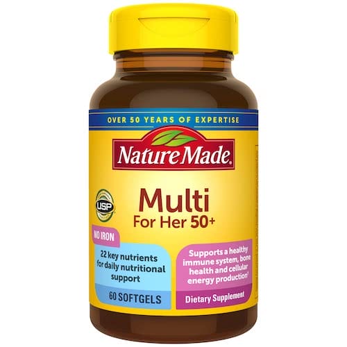 Nature Made Multi For Her 50+ 60 Soft Gels