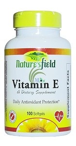 Nature's Field Vitamin E 1000 IU 100 Soft Gels