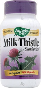 Nature's Way Milk Thistle Standardized 60 Capsules