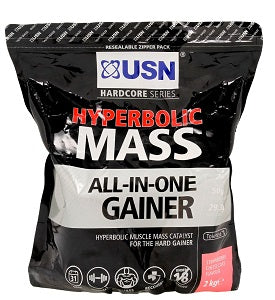 USN Hyperbolic Mass All-In-1 Gainer Strawberry Cheese Cake 2 kg