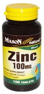 Mason Zinc 100 mg 100 Tablets