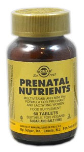 Solgar Prenantal Nutrients 60 Tablets