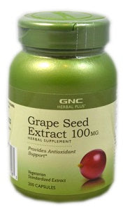 GNC Grape Seed Extract 100 mg 200 Capsules