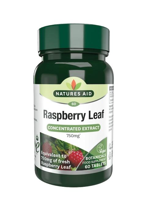 Natures Aid Raspberry Leaf 60 Tablets