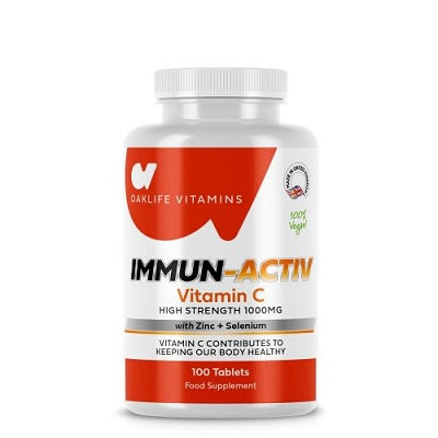 Immun-Activ Vitamin C 1000 mg With Zinc & Selenium 100 Tablets