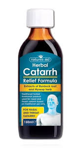 Natures Aid Herbal Catarrh Relief Formula 150 ml