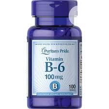 Puritan's Pride Vitamin B-6 100 mg 100 Tablets