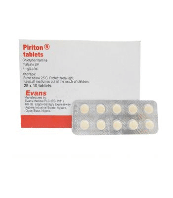 Piriton Tablets 25 g 10 Tablets