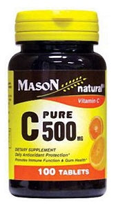 Mason Vitamin C 500 mg 100 Tablets
