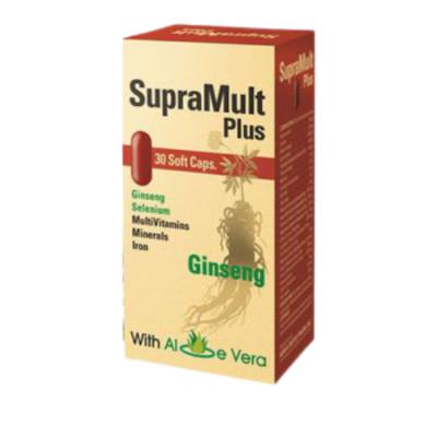 Supramult Plus Ginseng With Aloe Vera 30 Capsules