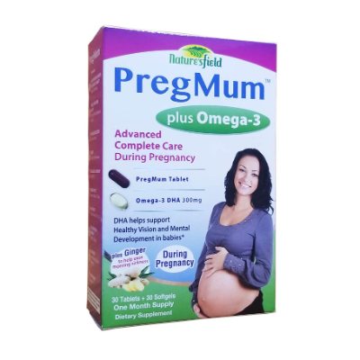 Nature's Field Pregmum Plus Omega-3 30 Tablets