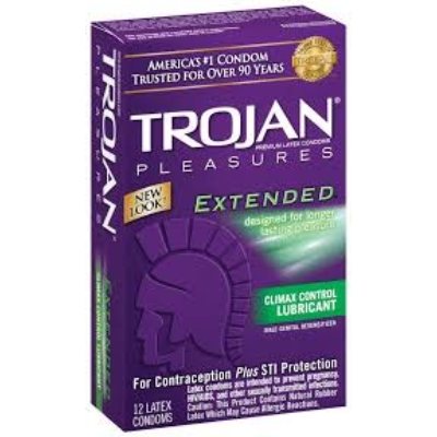 Trojan Extended Pleasure 12 Condoms