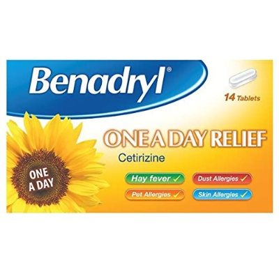 Benadryl One A Day 14 Tablets