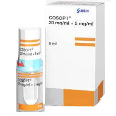 Cosopt 20/5 mg Eye Drops (Santen) 5 ml