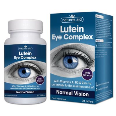 Natures Aid Lutein Eye Complex 30 Tablets