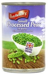 Batchelors Small Processed Peas In Water 300 g