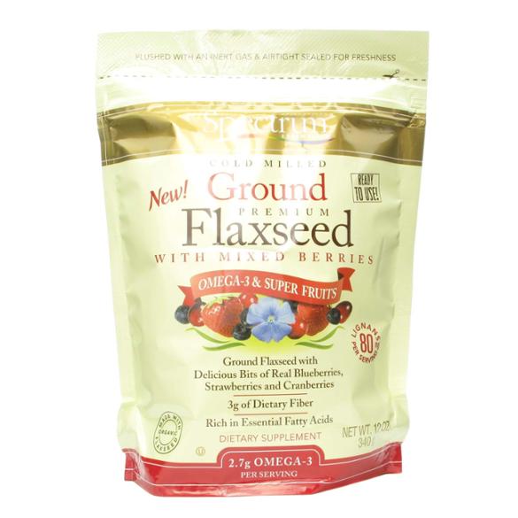 Spectrum Ground Flaxseed Omega & Fruit 340 g