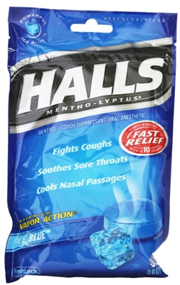 Buy Halls Vapour Action Ice Blue 30 Lozenges in Nigeria Coughing