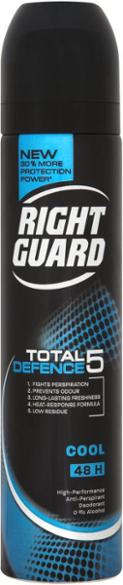 Right Guard Deodorant Spray Total Defence 5 Cool 250 ml