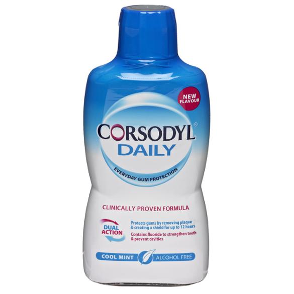 Corsodyl Mouthwash Cool Mint 500 ml