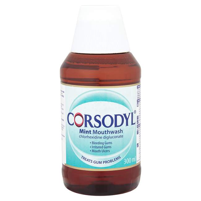 Corsodyl Mouthwash Mint 300 ml