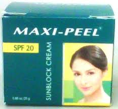 Maxi-Peel Maxi-Tone Sun Block Cream SPF 20 25 g