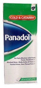 Panadol Cold & Catarrh 4 Caplets