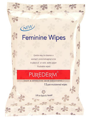 Purederm Feminine Wipes x15