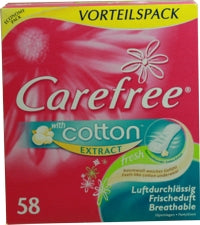 Carefree Pantyliner Cotton Extract x30