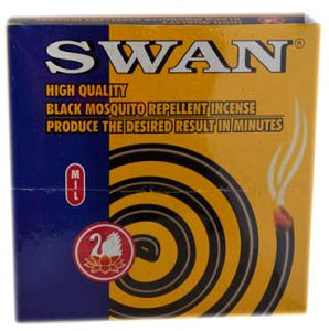 Swan High Quality Black Mosquito Repellent Incense 175 g x10