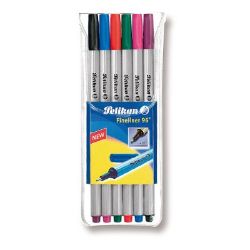 Pelikan Fineliner Pen 96 0.4 mm Tip - 6 Colours