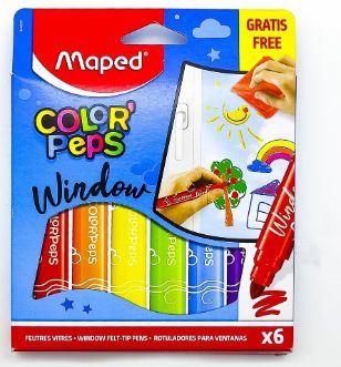 Maped Windows Felt Pens x6