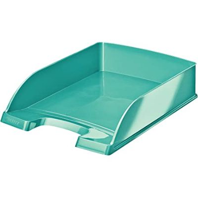 Leitz Letter Tray A4 WOW Range Plus - Ice Blue Metallic