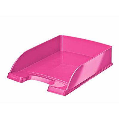 Leitz Letter Tray A4 WOW Range Plus - Pink Mettallic