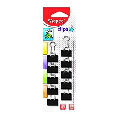 Maped Binder Clips 19 mm x10