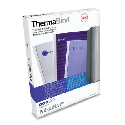 GBC Thermal Binding Cover A4 9 mm - Silk White