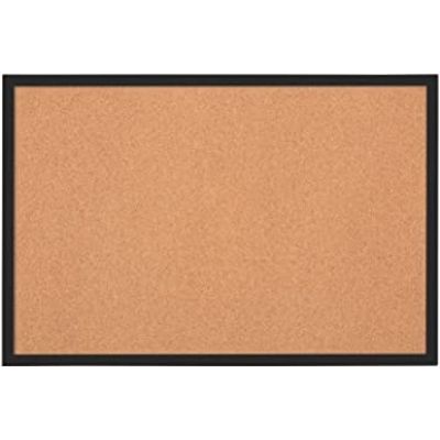 Quartet Cork Board Black Frame 585 x 430 mm