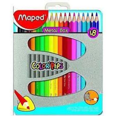 Maped Colouring Pencils Color'Peps x18 (Metal Box)