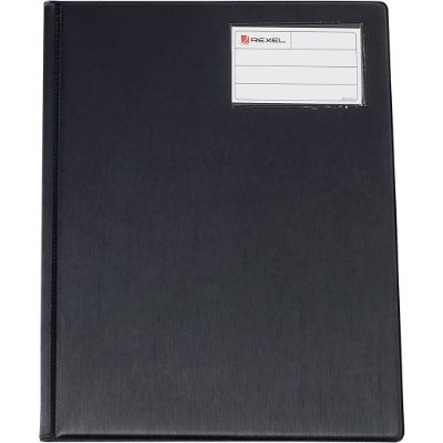 Rexel Premium Slim View Display Book A4 36 Pockets - Black