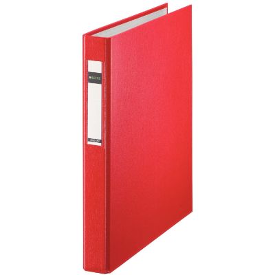 Leitz Ring Binder Solid Polypropylene - Red