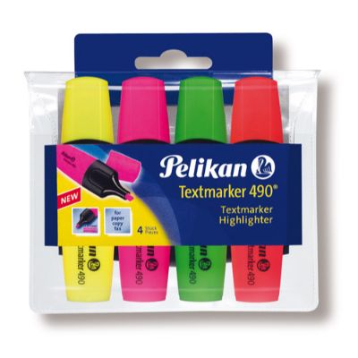 Pelikan Flash Text Marker Wallet x4