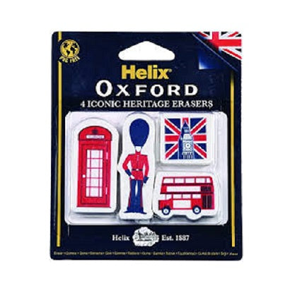 Helix Oxford Heritage Erasers x 4